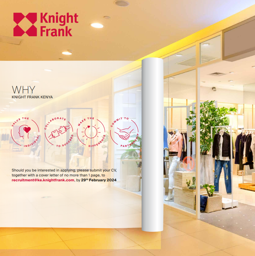 KnightFrankKE's tweet photo. Exciting News Alert! We are on the lookout for a dynamic Retail Property Manager to join our team!
Are you passionate about retail real estate &amp; ready to take on a new challenge? 
View images below for more details.
Application closes on February 29th,2024
#YourPartnersInProperty https://t.co/WXjGydNTiN