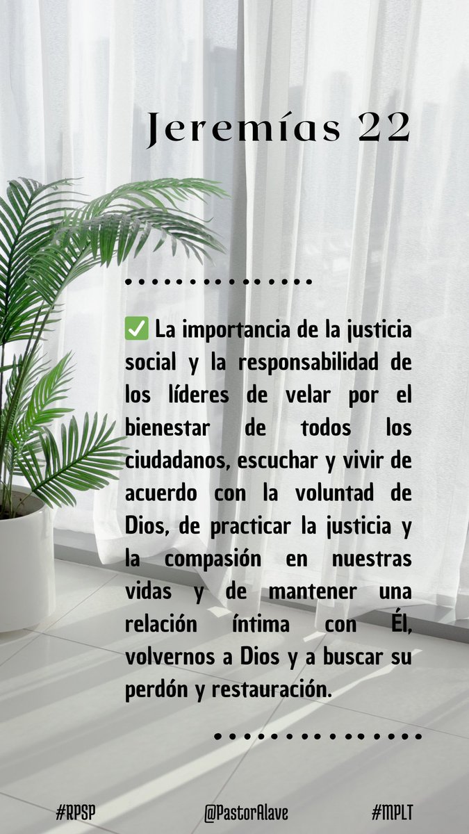 #RPSP Jeremías 22

29 ¡Tierra, tierra, tierra!, oye palabra de Jehová.
<a href="/AdventistasUPS/">Adventistas Perú - UPS</a> 
#MPLT #DiscipulandoConPasión