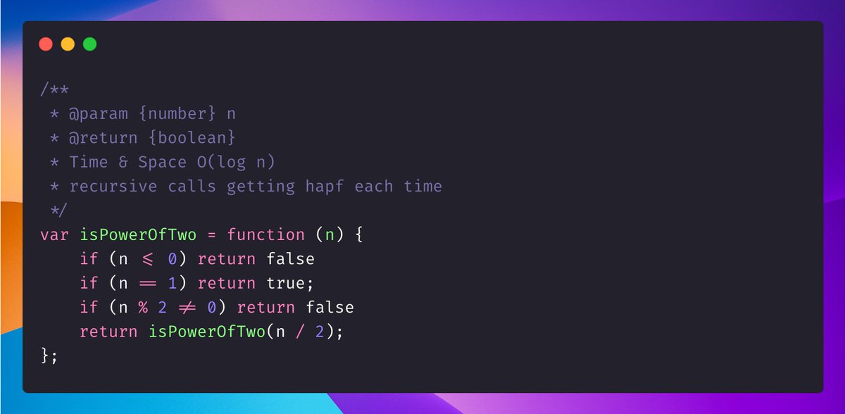 mesunilbagde's tweet image. Daily Coding Problem

231. Power of Two

#coding #alwaysbecoding #learnbydoing #javascript #leetcodestreak