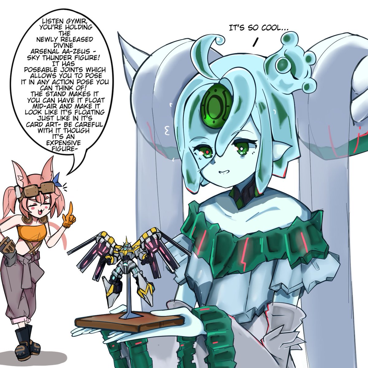 Icejade Gymir Aegirine receives a gift from Kitt.

#OCGファンアート #遊戯王OCG #YuGiOh