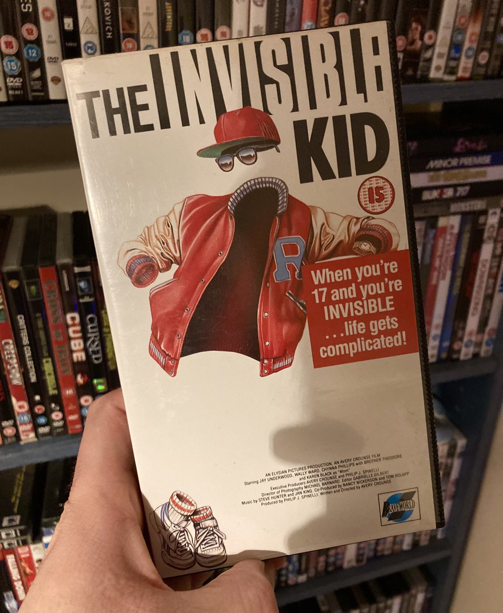 The latest item on a long list of things I probably shouldn’t have bought on eBay: THE INVISIBLE KID on VHS.