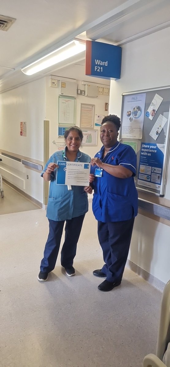 anjealder's tweet photo. Well done to Rachree Munraj on completing your  Care Certificate.#F21keepupthegoodwork https://t.co/zIogODNbr7