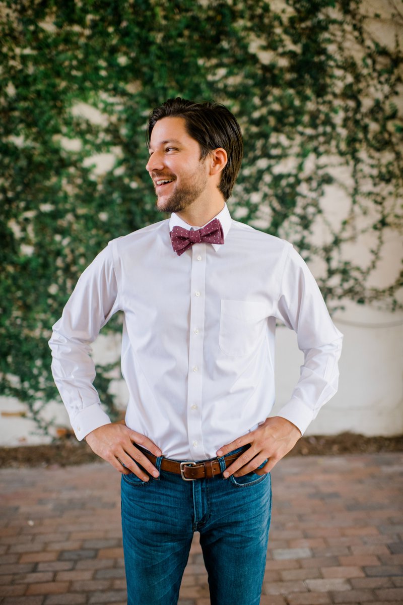 "Elevate your ensemble with a touch of sophistication in our rich burgundy bow tie! 🍷🎀

How do you style your bow tie to match different looks or themes?

#highcottonties #pink #bowtie #MensWardrobe #SouthernCharm #FashionForMen #GentlemansFashion