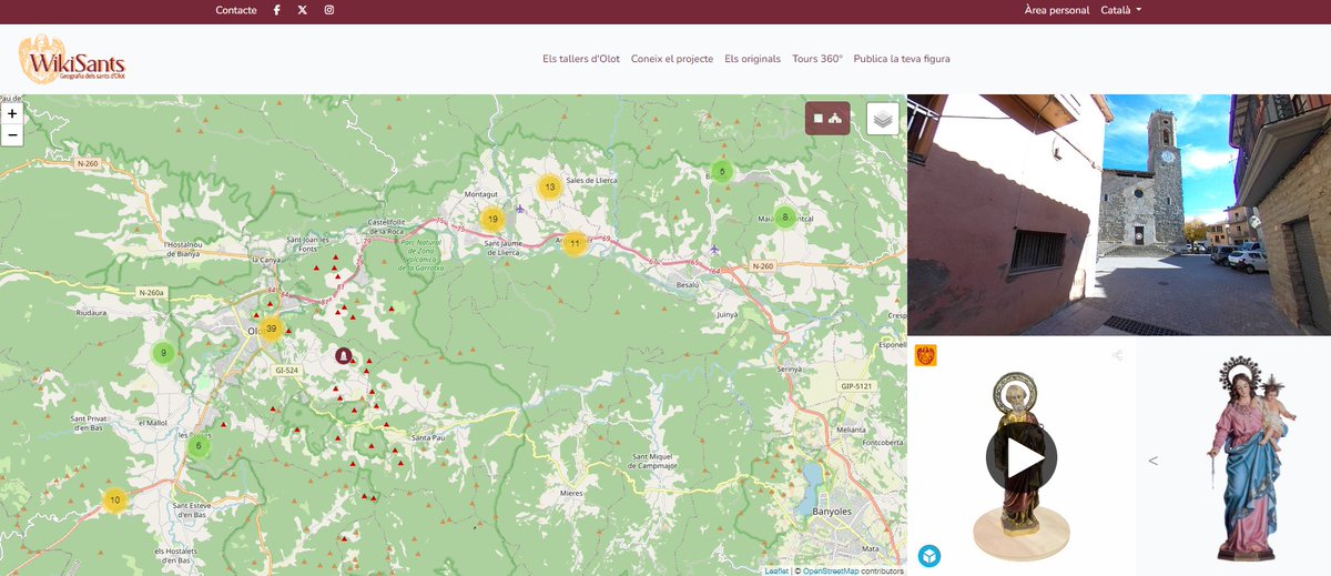 ✝️Neix WikiSants, la plataforma que geolocalitza arreu del món la imatgeria religiosa feta als tallers dels sants d’Olot. 

Visita els espais i les imatges fetes als tallers dels sants d’Olot.

wikisants.com

Un projecte de <a href="/elartecristiano/">El arte cristiano</a>, <a href="/Iternatura/">Iternatura comunicació</a>