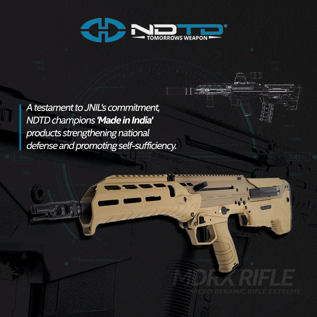 JNILindia's tweet photo. Neco Desert Tech Defence Pvt Ltd is dedicated to delivering holistic solutions to empower our Indian armed forces.

#JNIL #NDTD #IndianArmedForces #NECO #DefenceSector https://t.co/J4NWi1I3AF