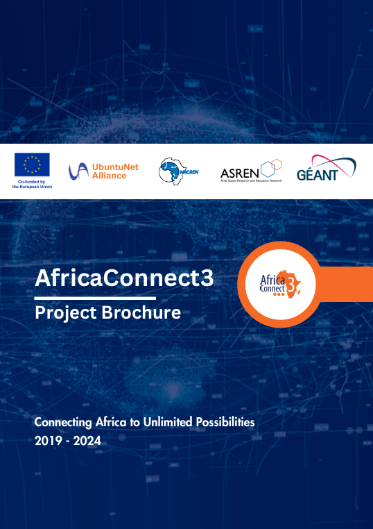 As we have entered the last year of #AfricaConnect3, we reflect on the achievements & impact of the project✨ We have designed a new brochure summarising the activities and results 🔎Check it out on the resources section of our website!👉africaconnect3.net/resources/