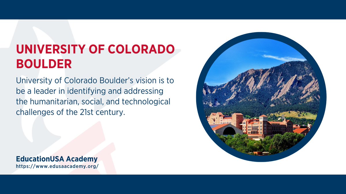 Join #EducationUSA Academy this summer virtually to build knowledge of U.S. higher education with @CUBoulder. Course topics include personal essays writing and test preparation. Learn more 📷 edusaacademy.org.