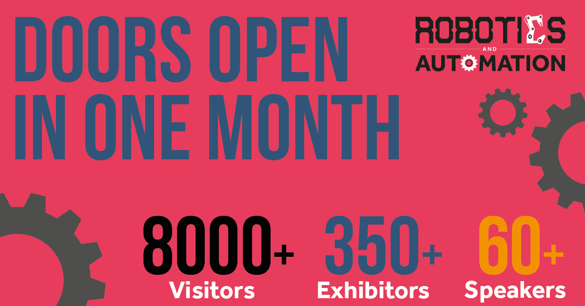 roboticsautoex's tweet image. 🚨 Only one month to go till Robotics and Automation 2024! 🚨
Hall 6 & 7, NEC Birmingham - 19th & 20th March 2024
Free registration:
roboticsandautomation.co.uk
#roboticsauto24 #automation #robotics