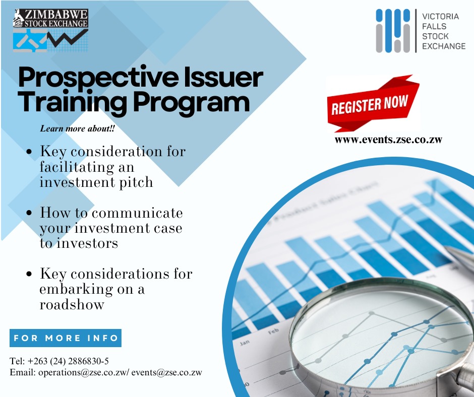 Grow your business and unlock value by listing on the stock exchange. Delta, Innscor and all the top global companies unlocked enormous value through listing... Register now for this training programme by @ZSE_ZW