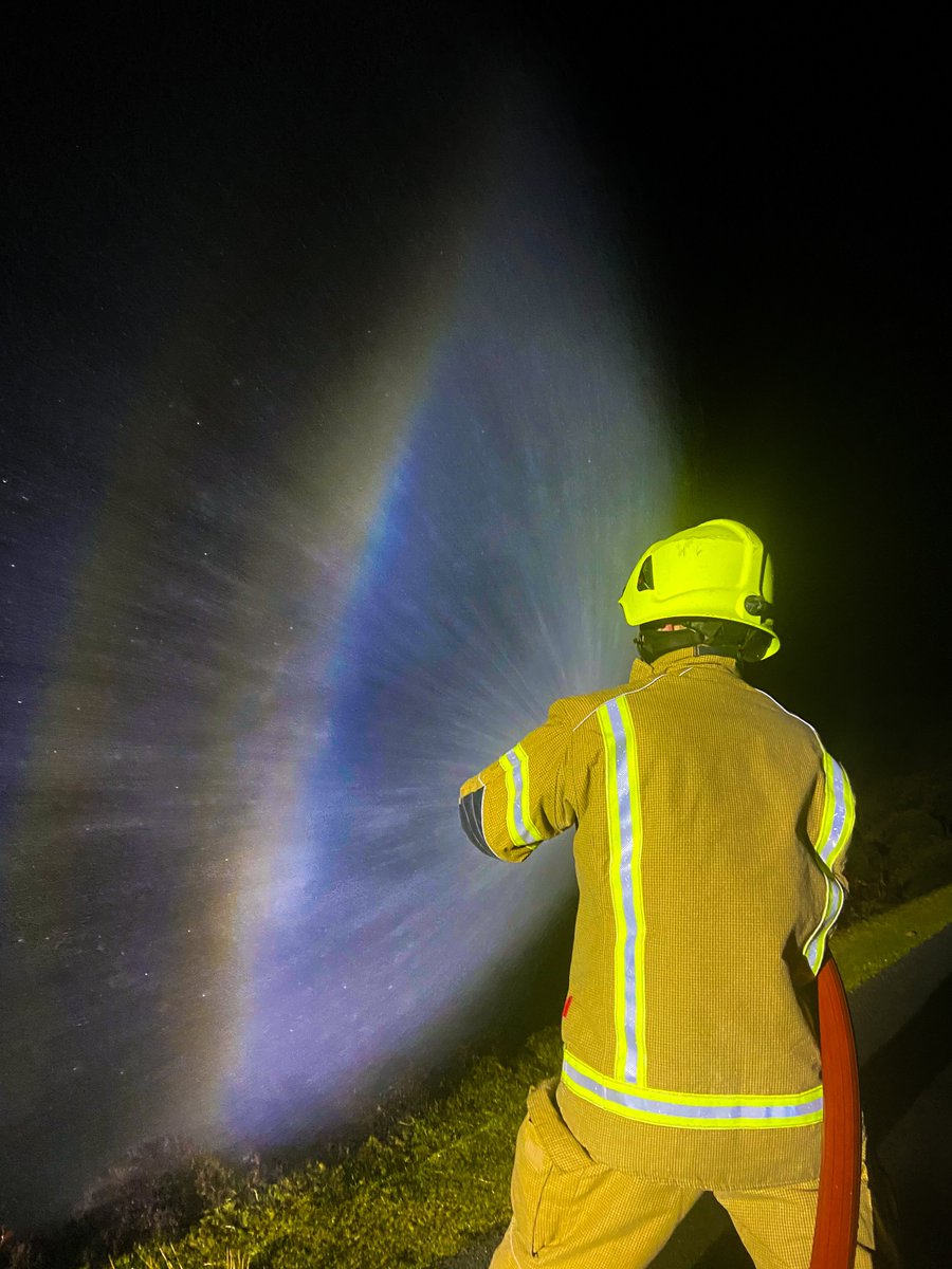 Malcolm making rainbows.