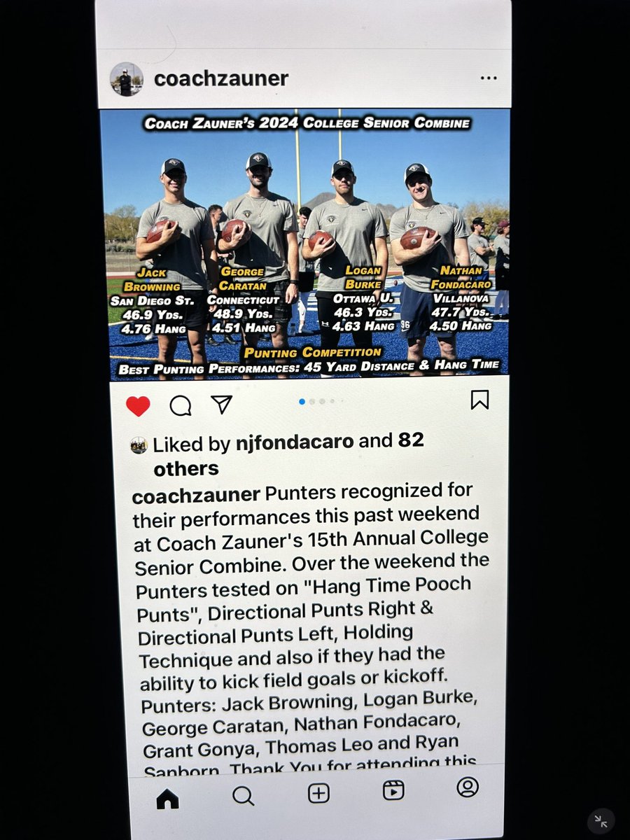 scrapper41's tweet photo. BOOM……..one Big step closer. Keep working. They are the only 4 hats given to the entire Country. You’re ready for Pro-Day. https://t.co/n6m7lOPEOc