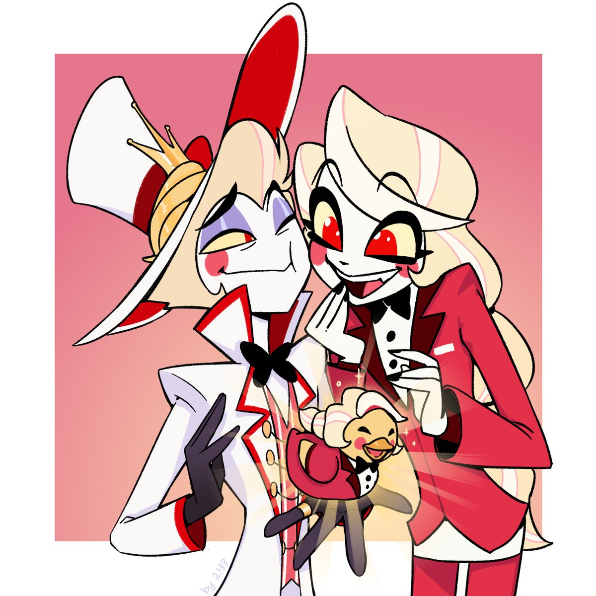2_33ersansan's tweet photo. Sweet rubber duck🥰🥰🥰
#radioapple #HazbinHotelLucifer #HazbinHotelCharlie #hazbinhotel #HazbinHotelFanart https://t.co/yngaMQnHZk