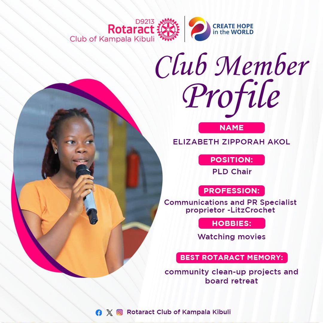 Meet our PLD Director @Ms_Akol a distinguished member #KibuliGovernment who’s passionate about watching and doing community work. Your commitment as a volunteer is an inspiration to many of us #KibuliGovernment #rctklakibuli #prteamrctklakibuli