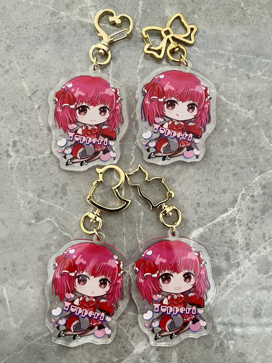 yupperi_'s tweet photo. 🎁プレゼント企画のお知らせ🎁

遅くなってしまいましたがフォロワー様1万人突破記念としていつも応援してくださる皆様にプレゼントをご用意させていただきましたー！！

もう本当にめちゃめちゃ可愛いです🫶
今回もこーりさんのイラストで大好きなマリン船長のコスプレをしたゆっぺりのイラストを書いていただきました！！

こちらのキーホルダーは抽選で20名様にプレゼントさせていただきます！
絵柄は全部で4種類で何が当たるかはランダムです😊

〜応募方法〜
①このアカウントのフォロー
②いいね
③リポスト

〆切は3月19日までとなります！
皆様の応募お待ちしてます🙌