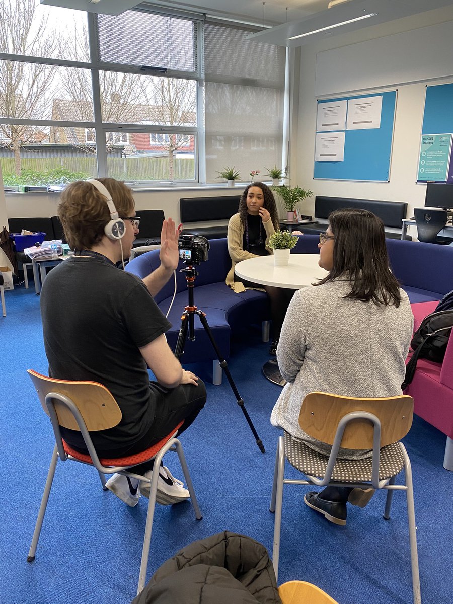 We have some lovely volunteers taking part in filming today, by being interviewed! Filming will be happening all day so look out for Sam with his camera and smile! 😁 🎥 📷 <a href="/HabsTrustSouth/">Haberdashers' Academies Trust South</a>