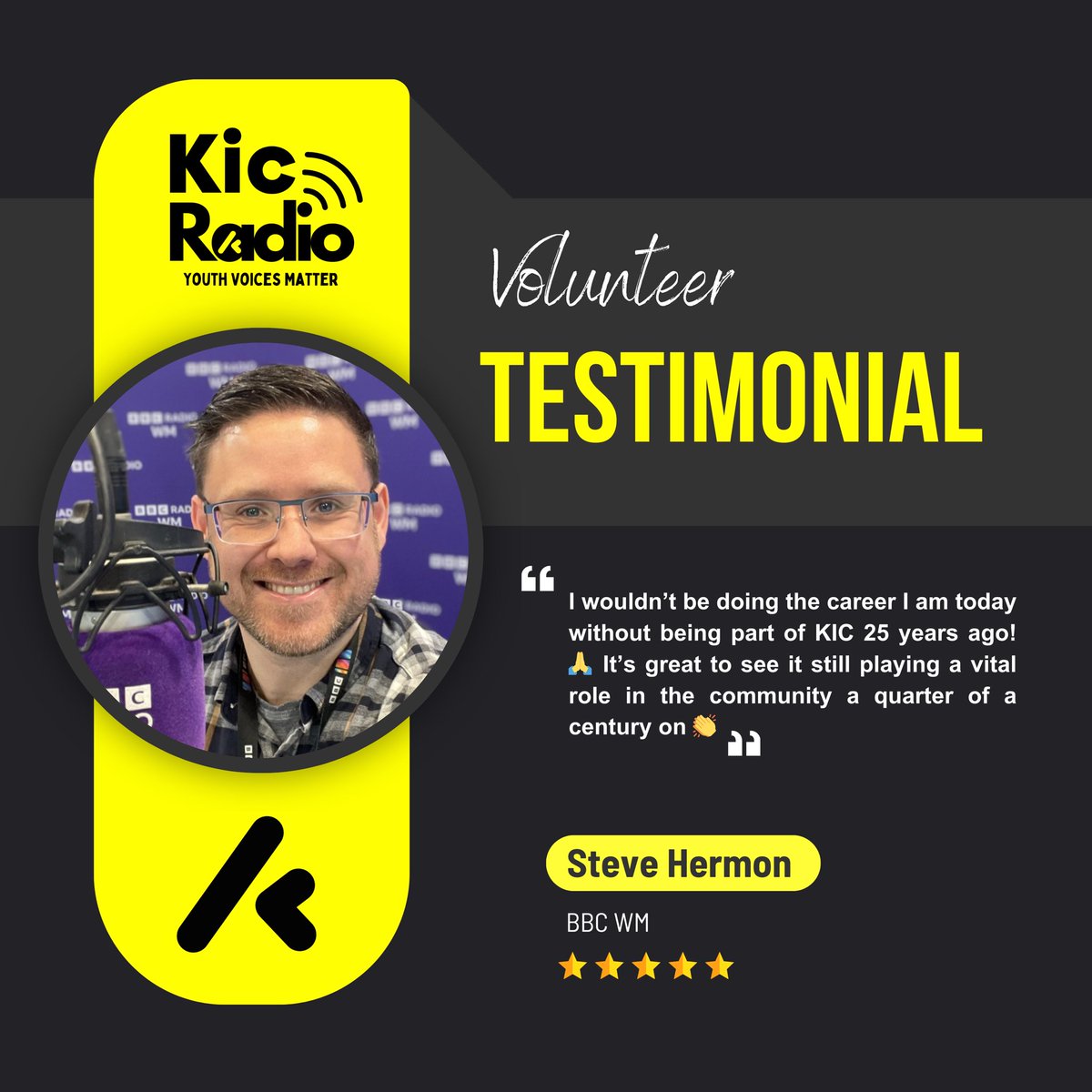 As we prepare to launch KIC Radio, we’re going back down memory lane with testimonials from former volunteers. Did you join KIC? We’d love to hear about your experience and where you are now! Fancy getting involved? Drop us a message! #YoungPeople #KICRadio #Volunteer
