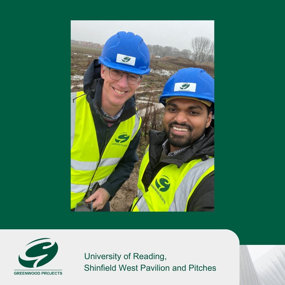 First site visit for David & Sahan from our Oxford office to Shinfield West Pavilion & Pitches at the University of Reading.

Great to finally be on site, despite the wet & muddy conditions!

We look forward to this project progressing.

#universityofreading #reading #berkshire