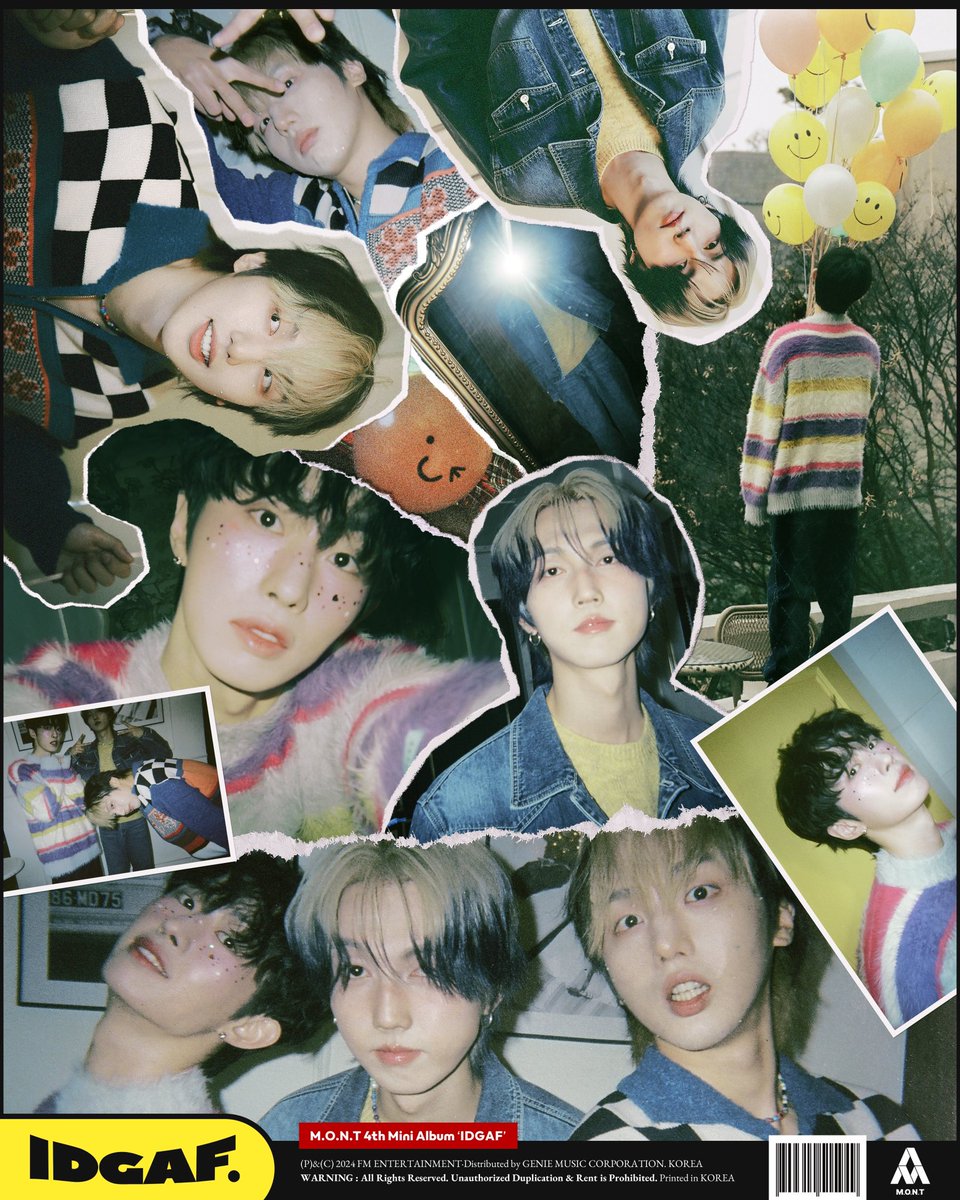 MontOfficial's tweet photo. M.O.N.T 4th MINI ALBUM 'IDGAF'

[📷]
FILM SNAPSHOT

ALBUM RELEASE DATE
💿 2024.02.27. 12:00PM KST

#MONT #몬트
#MONT_IDGAF #몬트_IDGAF

#Narachan #Bitsaeon #Roda 
#나라찬 #빛새온 #로��� https://t.co/8Acj29Z85w
