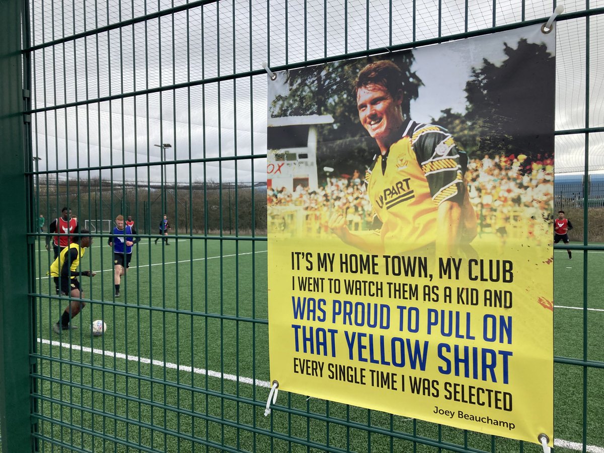 YellowArmyOUFC's tweet photo. We are thinking of Joey's daughters, friends and family, and everyone associated with #OUFC. Today we remember the greatest ever Oxford player, Joey Beauchamp!

Look out for each other. Show the people around you that you care. Be a good friend.

LEGEND, HERO, FOREVER A YELLOW 💛 https://t.co/WwcgBDduGV