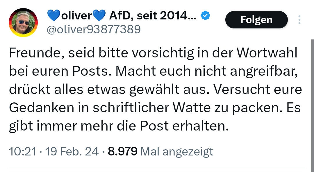 Falls ihr denkt, Hass und Hetze anzuzeigen bringt nix, dem ist nicht so.

Vielleicht sollte man sich langsam überlegen auch VK und co zu unterwandern.

#meldestelle #hassmelden #digitalegewalt #hetzlichendank #gegenhass #hassundhetze #MedeHurGang