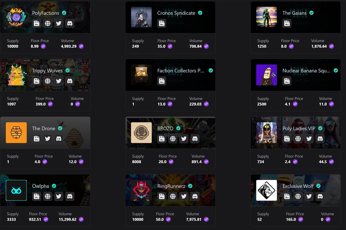 DustyrangerBE's tweet photo. Just a small grab from the amazing collections listed on Moonflow.

Feel the need to go shopping?
https://t.co/DvGoBieKpt

Want to list your collection?
https://t.co/bAuC7pSi5Y

Get to the $MOON and do it!

#Polygon #PolygonCommunity #CREWMUNITY #MOONFLOW @moonflowdefi @axldefi https://t.co/Okk93eLrBh