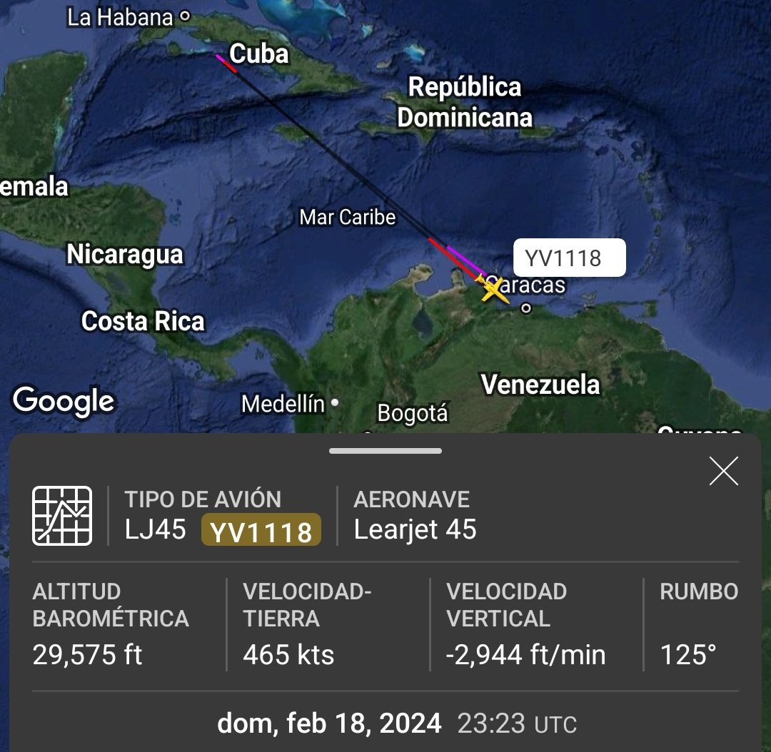 Arr3ch0's tweet photo. Anoche llegó a La Habana 🇨🇺 el #YV3440 procedente de Panamá, sigue allá en Cuba junto al #HP715 de Malpica Flores. Los 2 LJ45 de PDVSA #YV1118 y #YV2716 retornaron anoche a Maiquetía procedente de Cuba. El canciller Ruso Lavrov llegó a La Habana hace un par de horas. https://t.co/3JklVVXlE5