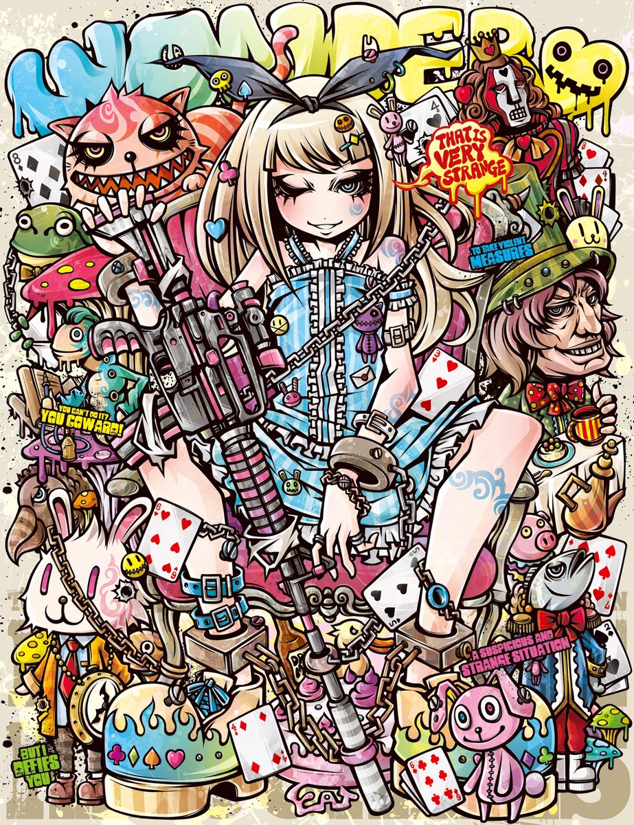 アリス 「INVADE -Alice's Adventures in Wonderland」|Project.C.K.のイラスト