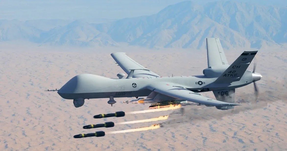 ⚡️BREAKING: Yemeni forces have downed a US MQ-9 UAV near Hudaydah. The $30 million drone was reportedly taken out by a $10,000 missile, marking the second MQ-9 Reaper drone loss to the Houthis since the conflict began. #Yemen #MQ9Reaper #Hudaydah