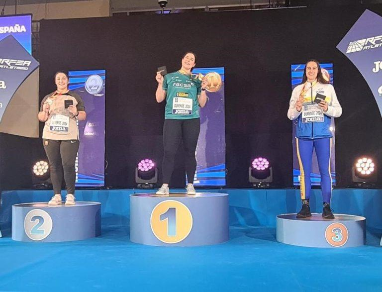 Deporte Castilla y León (@deportesjcyl) on Twitter photo <a href="/fetacyl/">Federación Atletismo CyL</a> @MartaGGMA <a href="/oscarhusillos/">Oscar Husillos OLY</a> <a href="/evasantiru/">Eva⭐️</a> 🥈 PLATAS 🥈
🥈 <a href="/agueda19mm/">Águeda Marqués OLY</a> - 3000m obstáculos
🥈 <a href="/SebasMartos/">Sebas Martos</a> - 3000m
🥈 <a href="/Lorena_martinm/">Lorena Martin</a> - 800m
🥈 Mónica Borraz - Peso
🥉 BRONCES 🥉
🥉 <a href="/mariogarciaromo/">Mario García Romo</a> - 1.500m
🥉 David González - Altura <a href="/fetacyl/">Federación Atletismo CyL</a> @MartaGGMA <a href="/oscarhusillos/">Oscar Husillos OLY</a> <a href="/evasantiru/">Eva⭐️</a> 🥈 PLATAS 🥈
🥈 <a href="/agueda19mm/">Águeda Marqués OLY</a> - 3000m obstáculos
🥈 <a href="/SebasMartos/">Sebas Martos</a> - 3000m
🥈 <a href="/Lorena_martinm/">Lorena Martin</a> - 800m
🥈 Mónica Borraz - Peso
🥉 BRONCES 🥉
🥉 <a href="/mariogarciaromo/">Mario García Romo</a> - 1.500m
🥉 David González - Altura