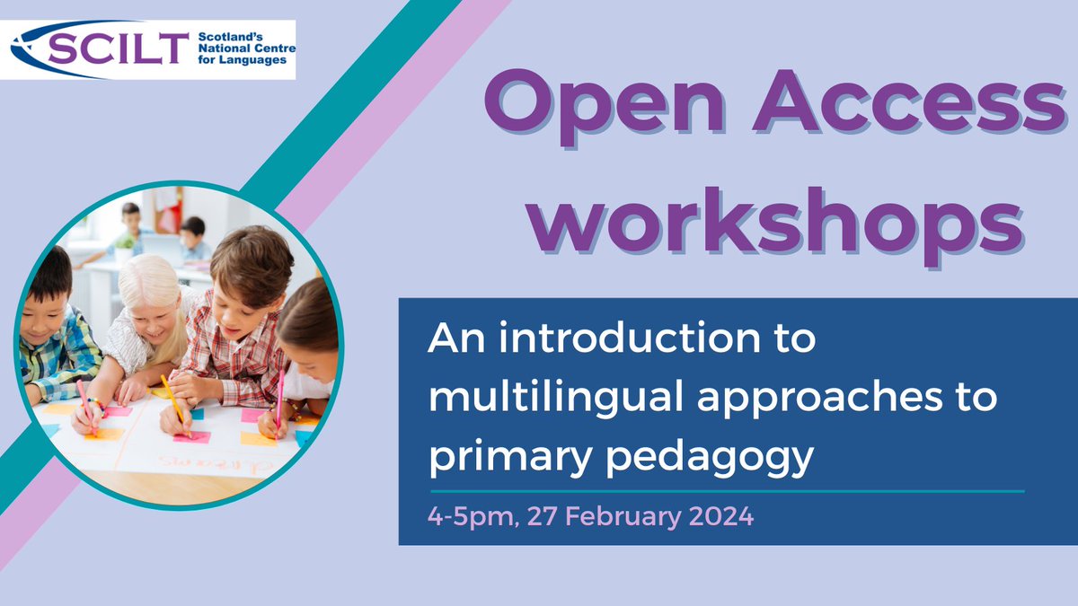 Calling all primary teachers! SCILT is hosting a series of online workshops for #Primary teachers &amp; education students in Scotland. The next workshop will be an introduction to the concept of multilingual approaches to primary pedagogy: loom.ly/XGPDEL4
#LanguageTeaching