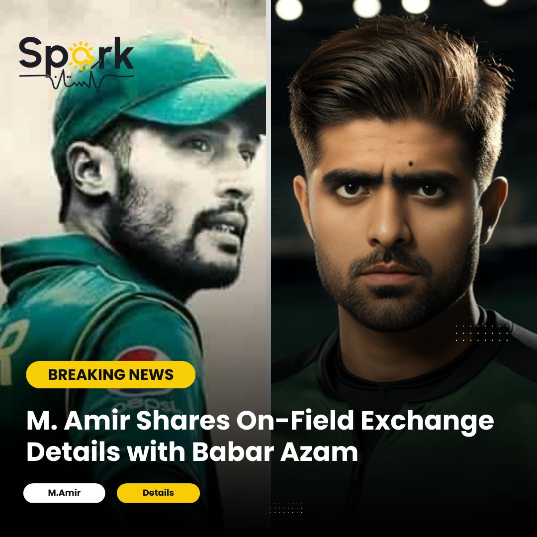 M. Amir reveals on-field exchange with Babar Azam during the match. 

 #CricketTalk #Sparkpakistan #BehindTheScenes #CricketConversations