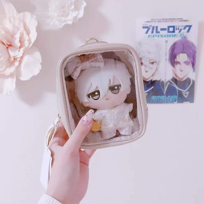 スナホームのぬいポーチかわいいおそろいで買った〜 