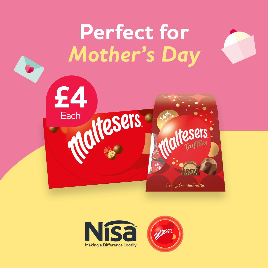 Lighten the load for Mum this Mother's Day with this amazing deal on Maltesers UK
Mum deserves the best so remind her they're not for sharing!
For more special offers, visit our website- spr.ly/6188VSQVq