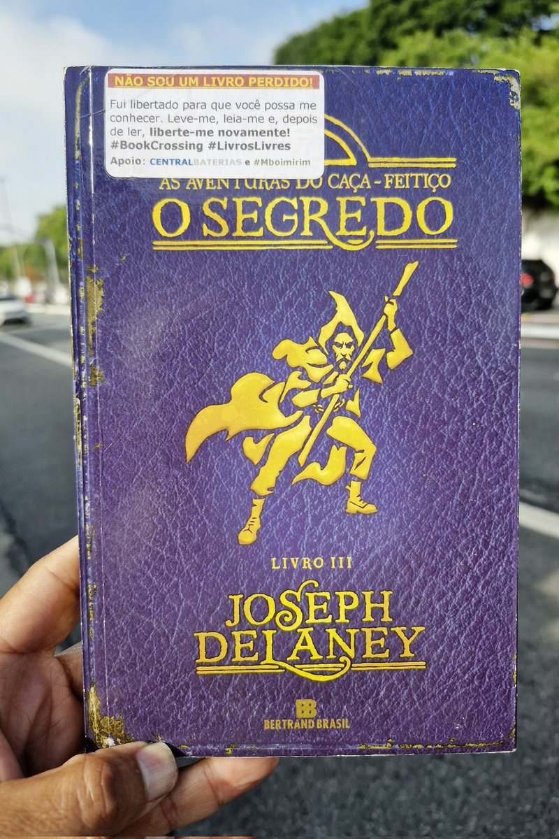 txlneto's tweet photo. #Bookcrossing na @CentralBaterias, #JosephDelaney
@LeituraNoVagao #LivrosLivres #LivroNaFaixa https://t.co/lWDuQV5s2M