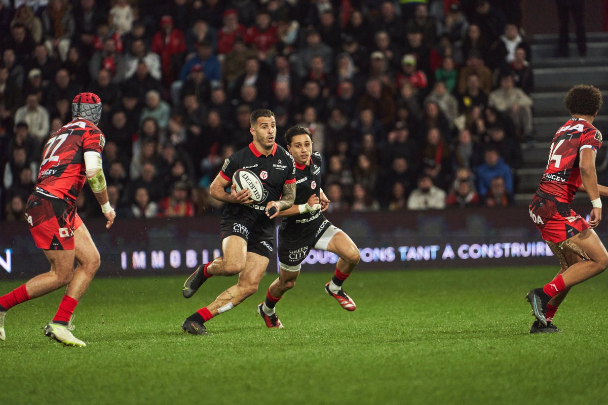 STrugby_ENG's tweet photo. 📸 TOULOUSE - OYONNNAX 🏉

Actions shots from a great win at home 💪🏽

#STOYO https://t.co/N9CgpySF4L