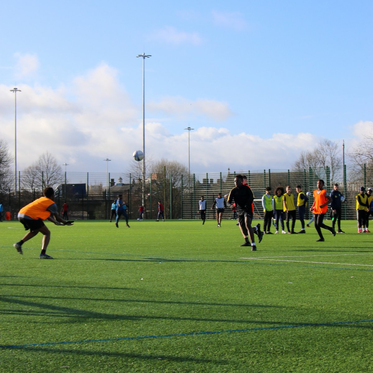 AchieveMoreSCT's tweet photo. Explore the action-packed scenes from our February Camp football sessions at St. Roch's! It was fantastic to see the pitch full of young people having fun, playing sports and being part of a team. ⚽🥅
#AchieveMore #FebruaryCamp #StRochsFootball #Glasgow https://t.co/SW71NdRBGH