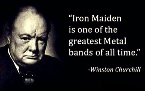 It's true, he actually said that, honest... 🤘😈

#WinstonChurchill #IronMaiden #MetalHumour #MetalForTheMasses #Apple985FM #Stix #MFTM #Skullboi #MadeInMetal2019 #BacchusMarsh @IronMaiden