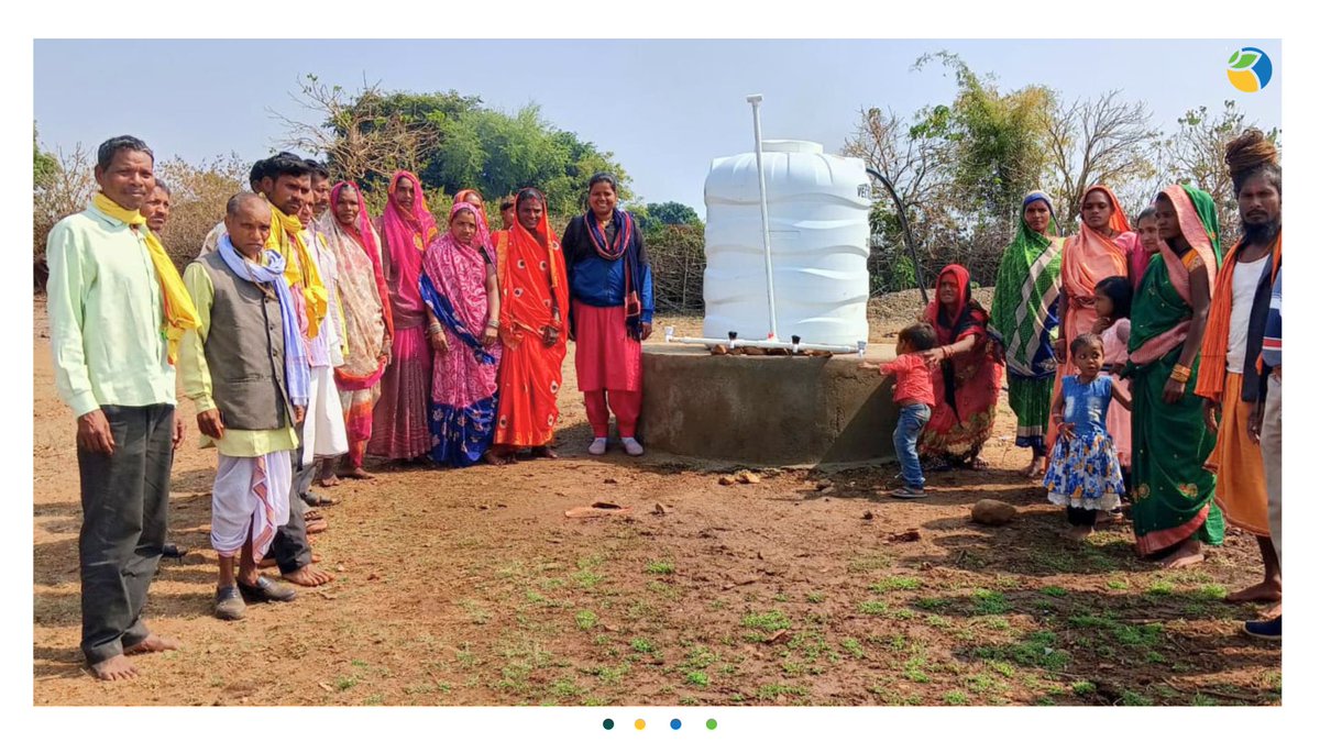 WOTRIndia's tweet image. 3/3: WOTR, with the support of Azim Premji Philanthropy Initiatives (APPI), launched a project aimed at providing sustainable solutions for clean water access. As a result, water availability throughout the year is now guaranteed for the villagers! 🌊

#WOTR4Development #WOTRat30