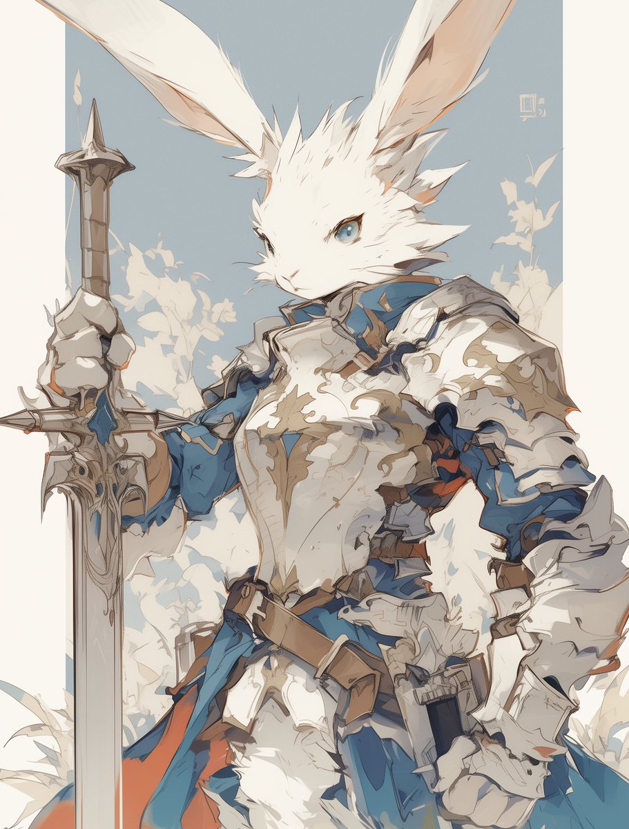 [Niji Journey] Rabbit Knight