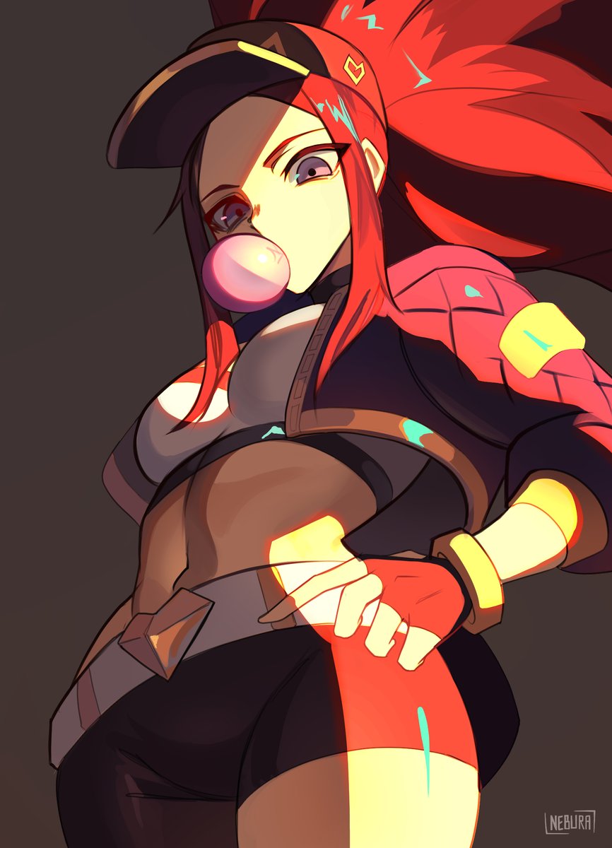 NeburaART's tweet photo. Akali K/DA league of legends doodle https://t.co/Ls69e3PIqY
