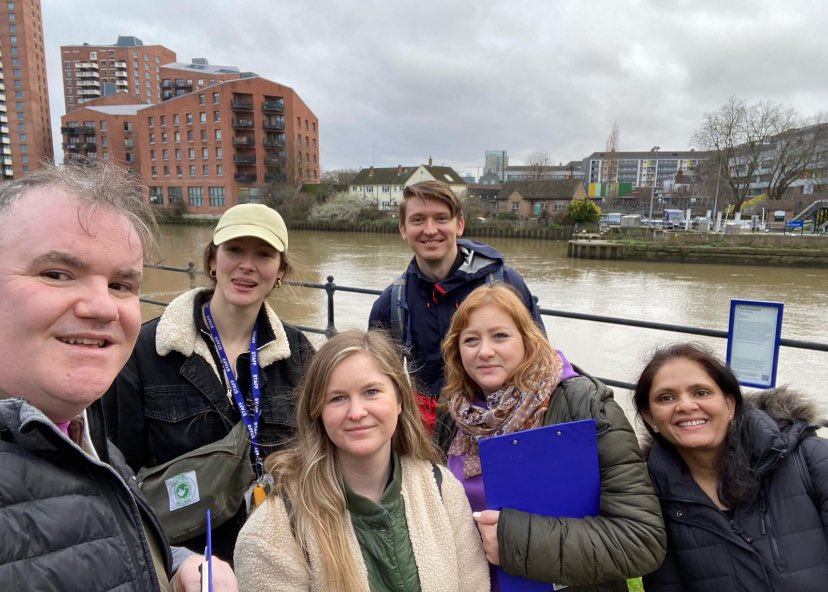 Team training day started with a walk along the River Lea and The Line sculpture walk. We observed, sketched and found out about local artists 🧑‍🎨 🖼️🎨💕 @eko_trust @GainsboroughEko