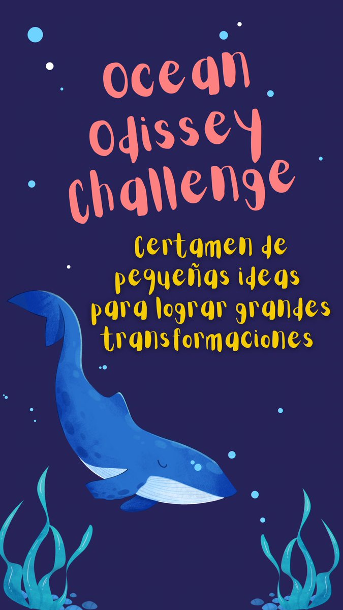 🌊 Únete al Ocean Odyssey Challenge. Concurso para estudiantes de Islas Baleares. ¡Tu idea puede generar cambios! Gana la oportunidad de realizar tu proyecto y visitar laboratorios. Consulta las bases aqui.   bit.ly/3uFCSiK #OceanOdysseyChallenge