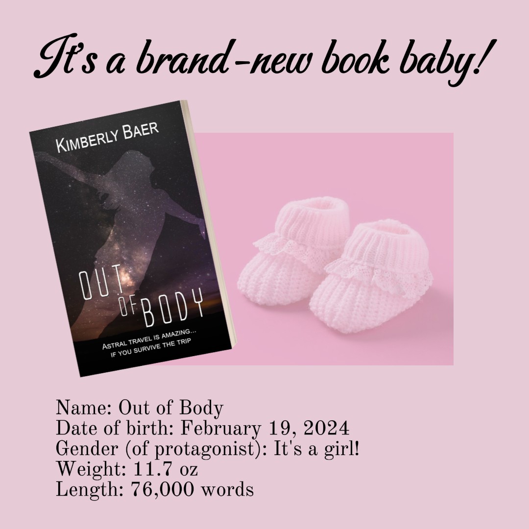 It's release day for my YA novel OUT OF BODY! 🎉
amazon.com/Out-Body-Kimbe…
#NewRelease #bookstagram #newbook #youngadult #yalit #teenlit #paranormal #scifi #astralprojection #bookstoread