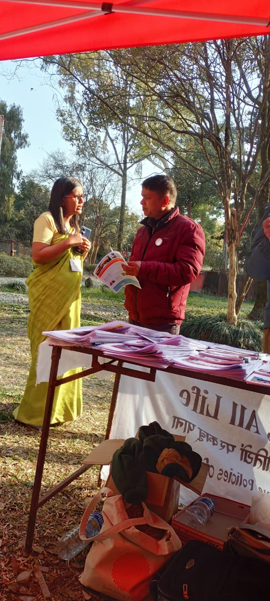 SustainAllLife's tweet photo. Exploring a world of knowledge at the Resource Center of World Social Forum Nepal! Diverse materials, empowering books, and endless inspiration for positive change. Let's amplify these voices together.
#SustainingAllLife #UnitedtoEndRacism #WSFNepal #SocialJustice https://t.co/BsRgf3HemX