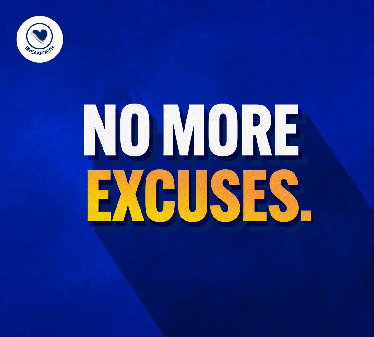 To achieve your goals you have to stop giving yourself excuses and start being solution focused.

Excuses never birth results, so say NO to excuses and start taking actions towards your achieving your goals.

#womenempowerment #mondaymotivation