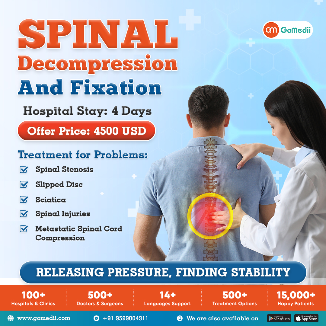 GoMediiOfficial's tweet image. ✨ Discover the transformative power of Spinal Decompression and Fixation treatments – a key to unlocking relief and restoring your spinal health. Say farewell to discomfort and embrace the joy of movement. 🚀🙌 
#BackPainRelief #SpinalWellness #PainFreeLiving #GoMedii