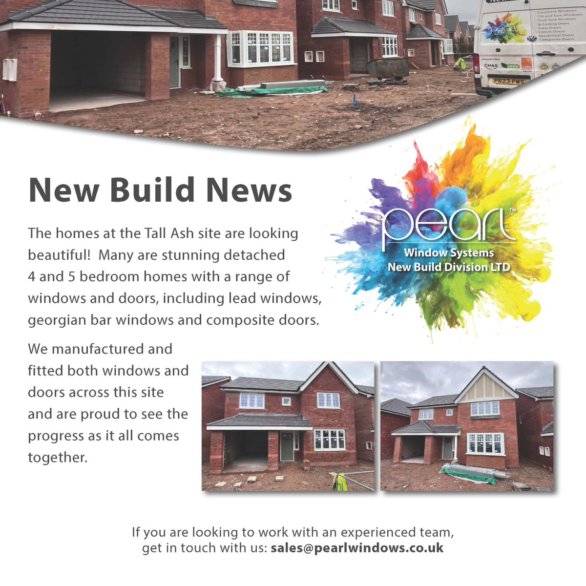 PearlWindows's tweet image. Well done team! Another New Build site, Tall Ash View, is looking fantastic. #NewBuildHomes #WindowManufacturers #WindowInstallation