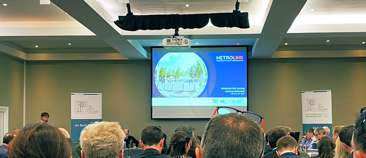 Ray Coyne (@ray_dublin) on Twitter photo Packed Gresham Hotel for <a href="/anbordpleanala/">An Bord Pleanála</a> hearing on #Metrolink which will deliver “Generational Infrastructure” for the city Packed Gresham Hotel for <a href="/anbordpleanala/">An Bord Pleanála</a> hearing on #Metrolink which will deliver “Generational Infrastructure” for the city