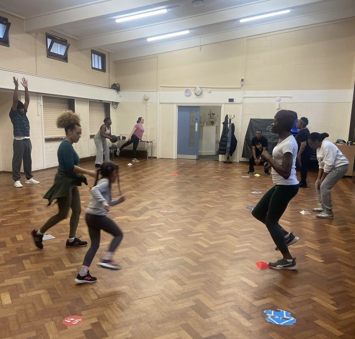 SMP Family Fitness Club alive and kicking on Tulse Hill Estate. Every Saturday morning - get in touch if you fancy a free, fun workout. 👊