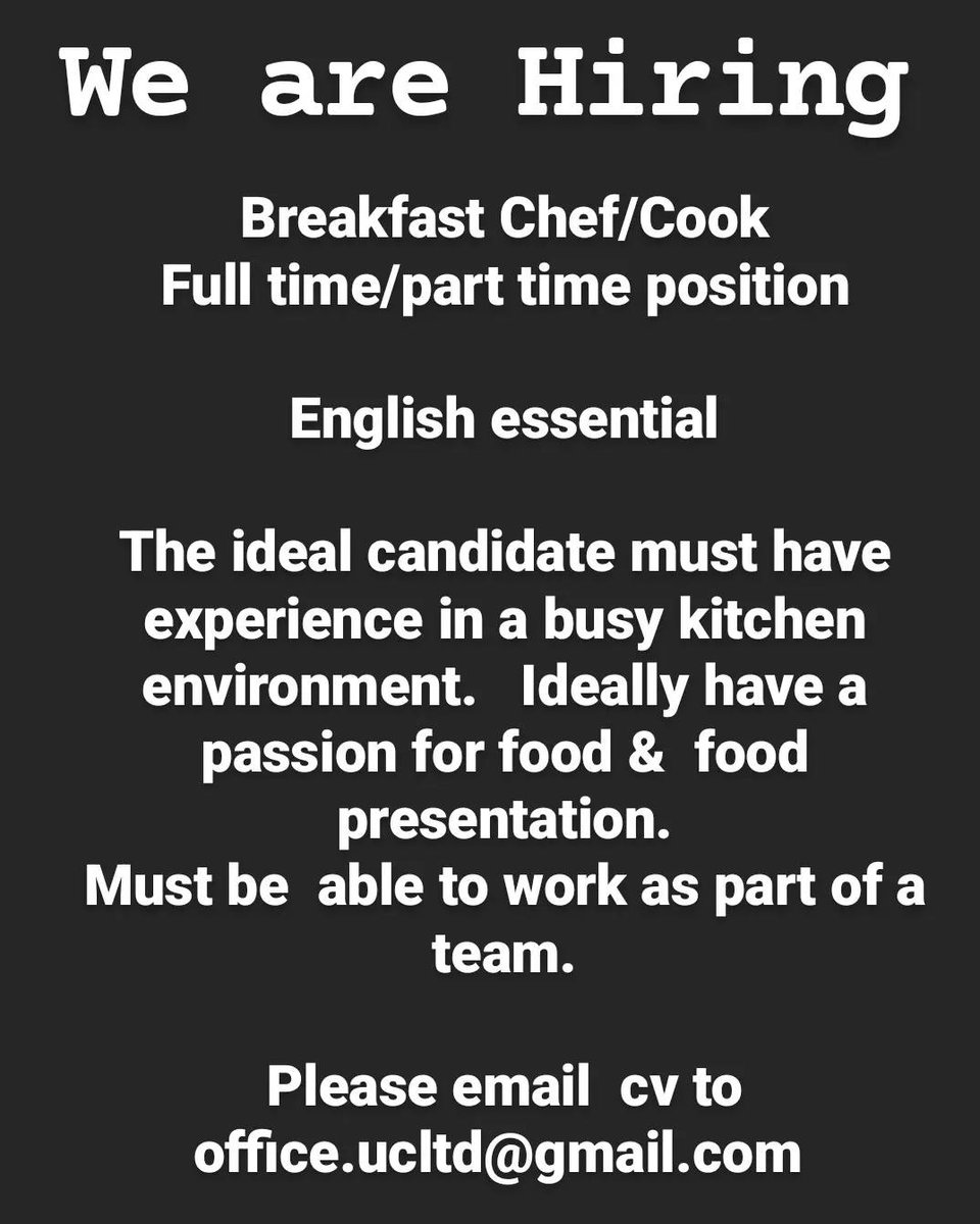 Please spread the word!😎😎 #Wexford #Jobfairy